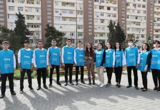 Heydar Aliyev Foundation VP Leyla Aliyeva takes part in  commissioning of another yard, renovated within "Our Yard" project (PHOTO)