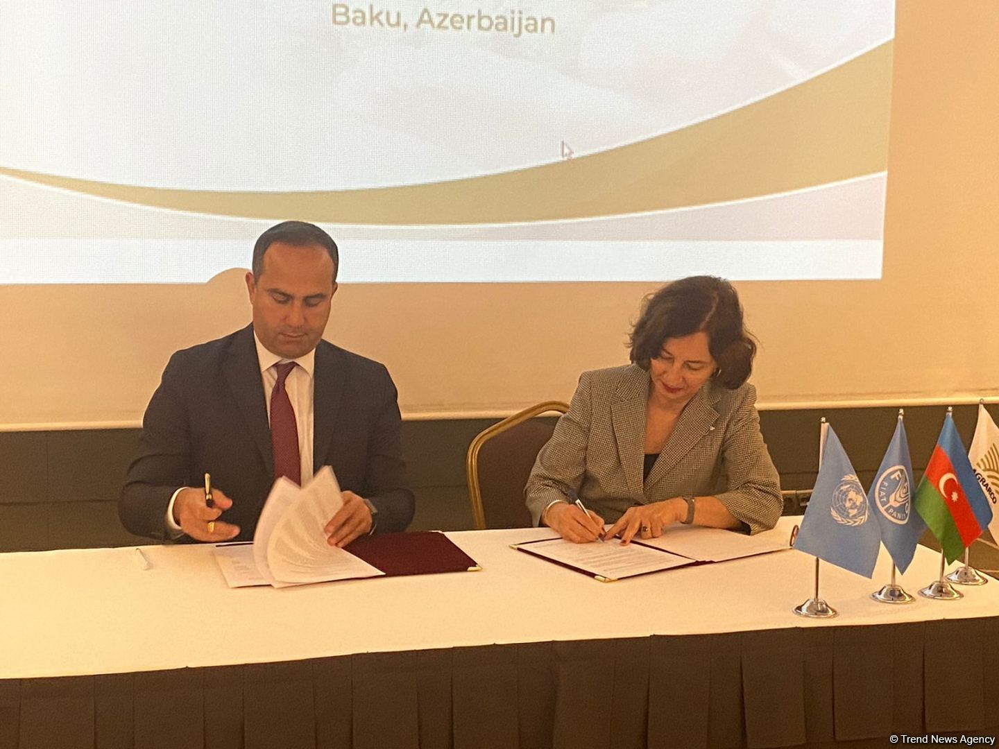 Между FAO и азербайджанской компанией Agrarco подписаны  соглашения о сотрудничестве и координации деятельности (ФОТО)