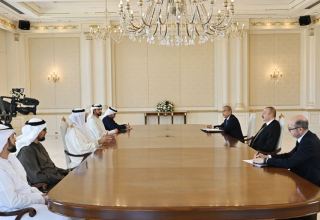 President Ilham Aliyev receives UAE’s Minister of Industry and Advanced Technology