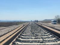 Construction and installation work on Azerbaijan’s Horadiz-Agbend railway continues (PHOTO)