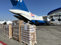 Azerbaijan sends humanitarian aid to Moldova for IDPs from Ukraine (PHOTO)