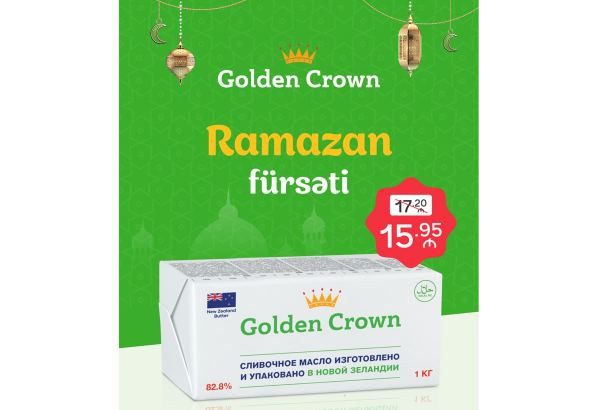 “Golden Crown kərə yağından “Ramazan Fürsəti”“
