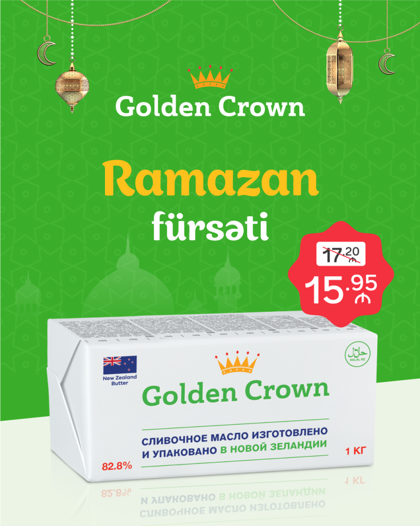 “Golden Crown kərə yağından “Ramazan Fürsəti”“