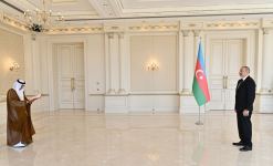 President Ilham Aliyev receives credentials of incoming United Arab Emirates’ ambassador (PHOTO)