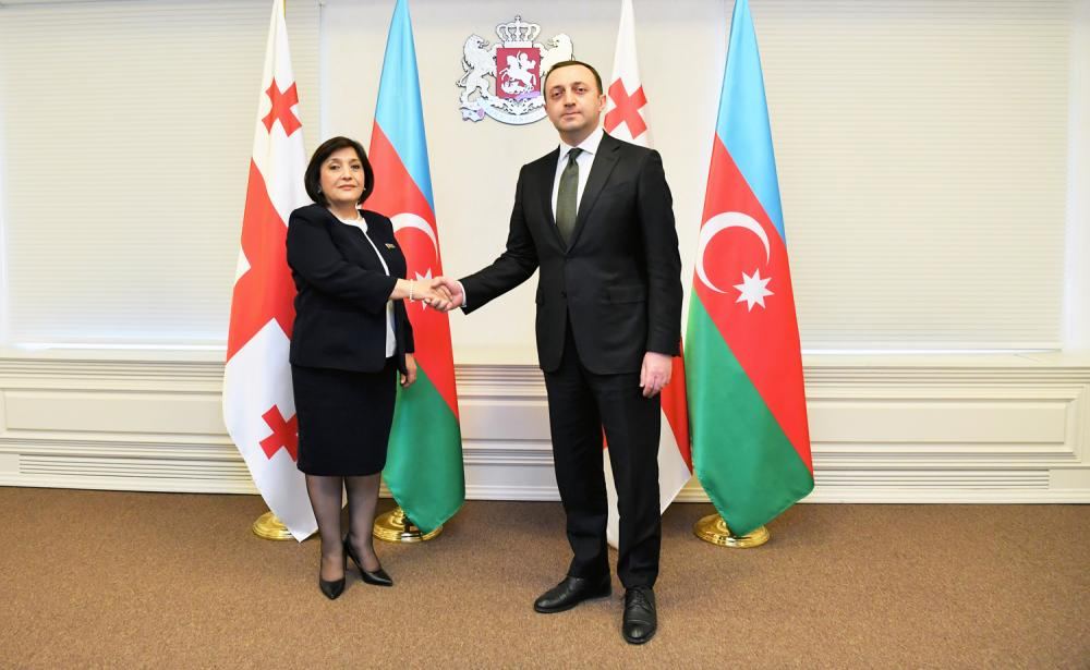 Speaker of Azerbaijani Parliament meets with Georgian PM