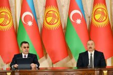 Presidents of Azerbaijan, Kyrgyzstan make press statements (PHOTO/VIDEO)