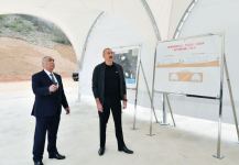 Президент Ильхам Алиев ознакомился со строительством автомобильной дороги Ахмедбейли-Физули-Шуша и тоннелей на этой дороге (ФОТО/ВИДЕО)