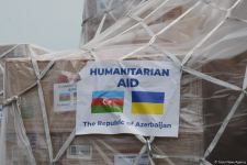Azərbaycandan Ukraynaya növbəti humanitar yardım göndərilib (FOTO)