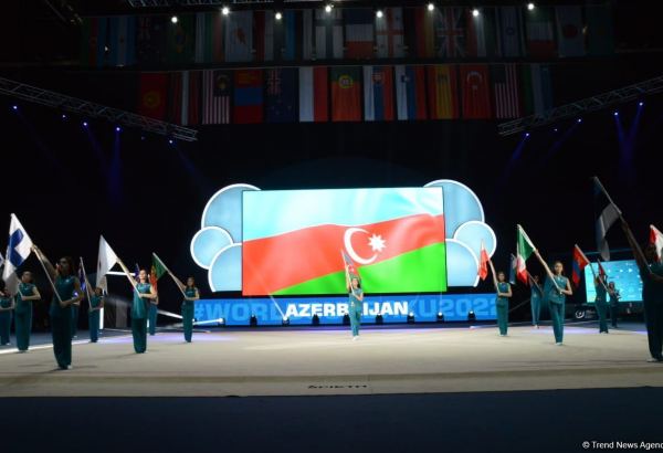 First day of 9th FIG Rhythmic Gymnastics World Cup starts in Baku (PHOTO)