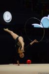 Azerbaijani representatives present hoop exercises in FIG Rhythmic Gymnastics World Cup (PHOTO)