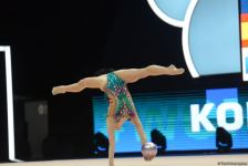Bakıda bədii gimnastika üzrə FIG Dünya kuboku yarışları davam edir (FOTO)