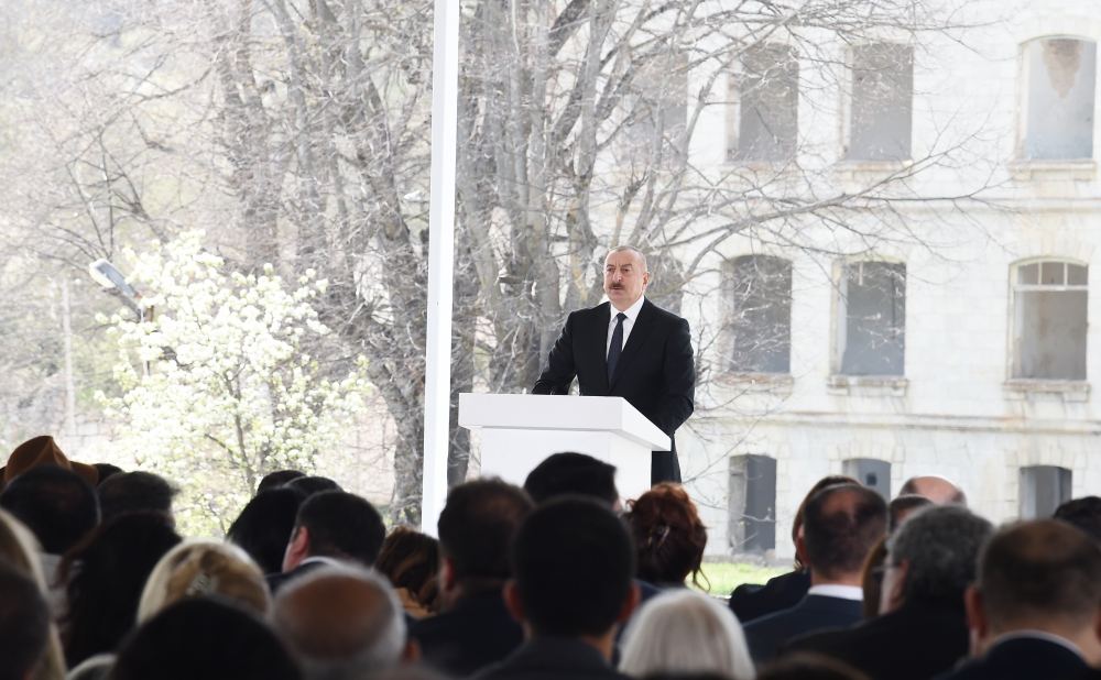 It is a historical fact that Zangazur was severed from the rest of Azerbaijan and handed over to Armenia by the Soviet government in 1920 - President Ilham Aliyev