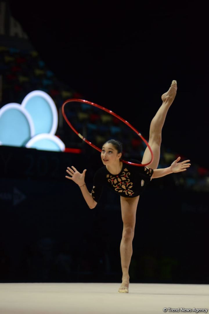 Bakıda bədii gimnastika üzrə FIG Dünya kuboku yarışları davam edir (FOTO)