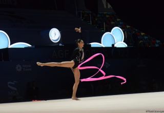 Azerbaijani athletes reach more finals at 9th FIG Rhythmic Gymnastics World Cup in Baku