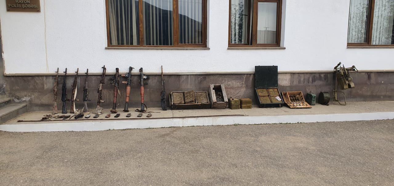 Azerbaijani police find munitions, anti-tank missile system in liberated Khojavand