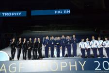 В Баку прошла церемония награждения победителей и призеров Кубка мира FIG по художественной гимнастике (ФОТО)