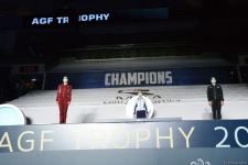Bədii gimnastika üzrə FIG Dünya Kubokunun qalib və mükafatçılarının ikinci mükafatlandırma mərasimi keçirilib (FOTO)