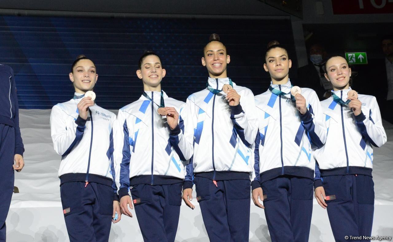 Bakıda bədii gimnastika üzrə FIG Dünya Kubokunun qalibləri mükafatlandırılıb (FOTO)