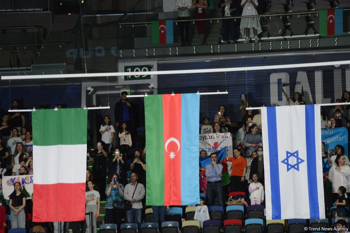 Baku hosts awards ceremony for winners and prize-winners of FIG Rhythmic Gymnastics World Cup (PHOTO)