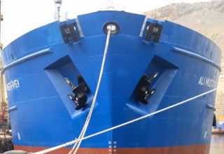 “Alı Mustafayev” gəmisi əsaslı təmir olunaraq istismara qaytarılıb (FOTO)