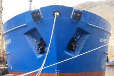 “Alı Mustafayev” gəmisi əsaslı təmir olunaraq istismara qaytarılıb (FOTO)