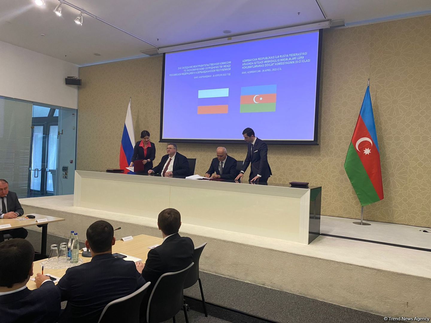 Между Азербайджаном и Россией подписан ряд документов (ФОТО)