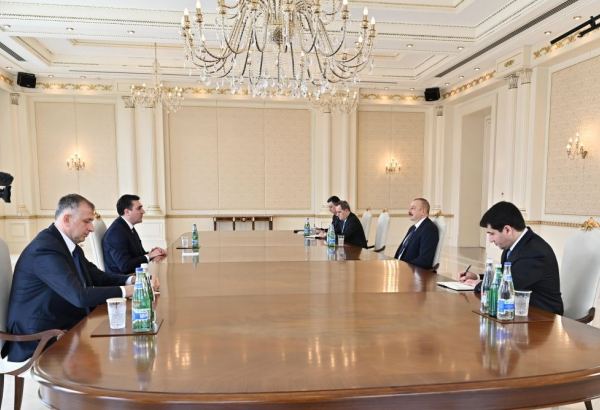 Президент Ильхам Алиев принял министра иностранных дел Грузии (ВИДЕО)