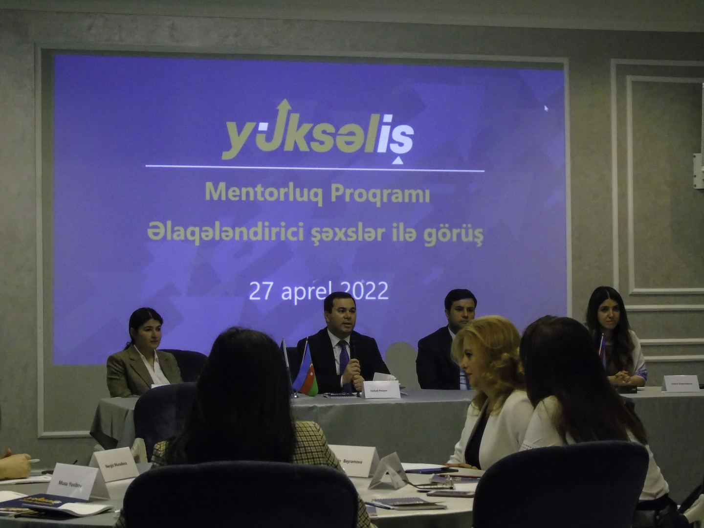 Состоялась встреча с координаторами менторской программы конкурса "Yüksəliş" (ФОТО)