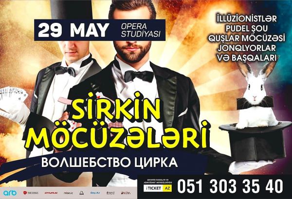 В Баку состоится театрально-интерактивное шоу для всей семьи "Волшебство цирка"
