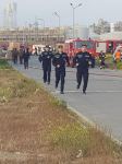 В связи с пожаром в Сумгайыте немедленно были мобилизованы сотрудники полиции - МВД (ФОТО)