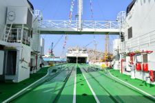 President Ilham Aliyev attends ceremony to launch “Zarifa Aliyeva” ferry boat (PHOTO/VIDEO)