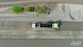 Xudafərin-Qubadlı-Laçın avtomobil yolunun tikintisi davam etdirilir (FOTO)