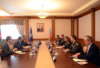Azerbaijani defense minister meets NATO Secretary General's Special Rep for Caucasus and Central Asia (PHOTO)