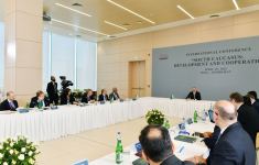 President Ilham Aliyev attends conference under the motto “South Caucasus: Development and Cooperation” (PHOTO/VIDEO)