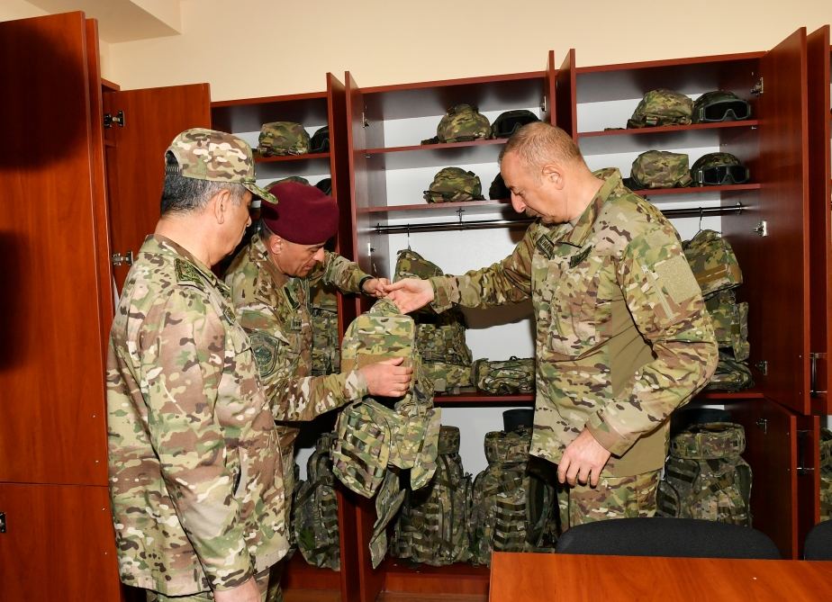 President, Supreme Commander-in-Chief of Armed Forces Ilham Aliyev visits military unit N of Azerbaijan's Special Forces (PHOTO/VIDEO)