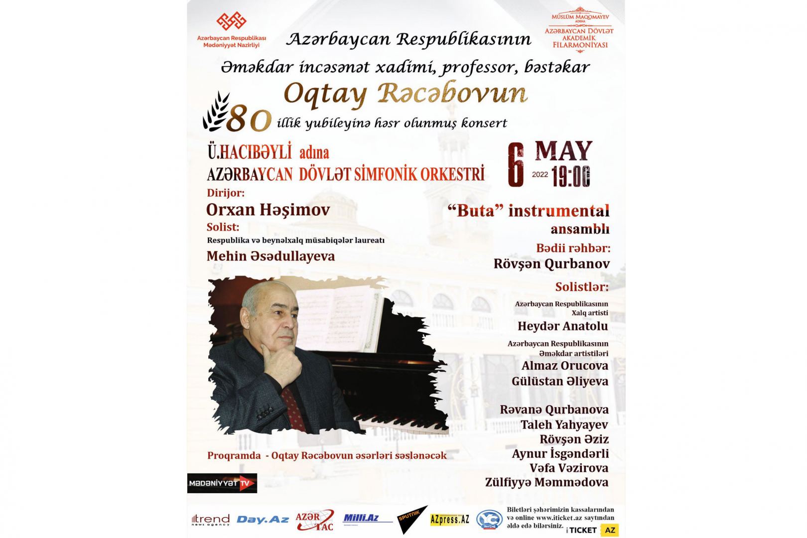 В Баку отметят юбилей известного композитора Огтая Раджабова