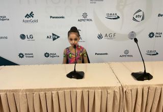 Young Azerbaijani gymnast dreams of representing country at major int'l competitions