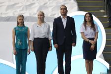 Award ceremony held for winners of 27th Baku Rhythmic Gymnastics Championship among teams in group exercises (PHOTO)