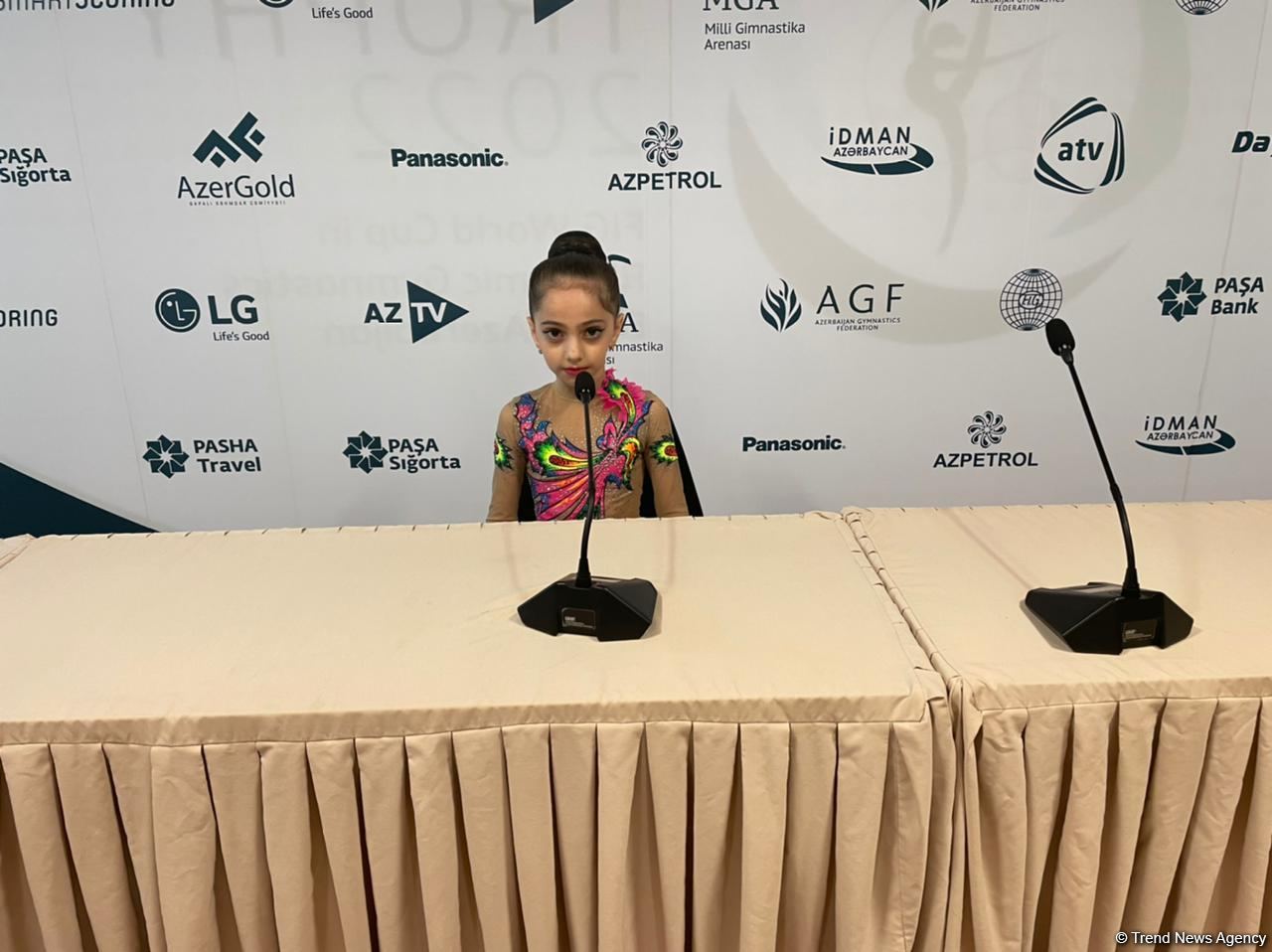 Young Azerbaijani gymnast dreams of representing country at major int'l competitions