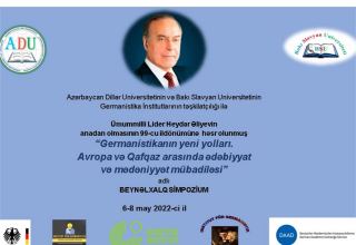 ADU-da Ümummilli lider Heydər Əliyevin 99-cu ildönümünə həsr olunan beynəlxalq simpozium keçiriləcək