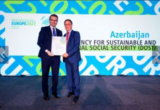 DOST Agentliyi Beynəlxalq Sosial Təminat Assosiasiyasının mükafatlarına layiq görülüb (FOTO)