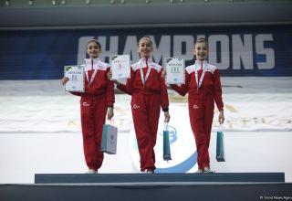 Azerbaijan holds awarding ceremony for winners of 27th Baku Rhythmic Gymnastics Championship in pre-junior age category (PHOTO)