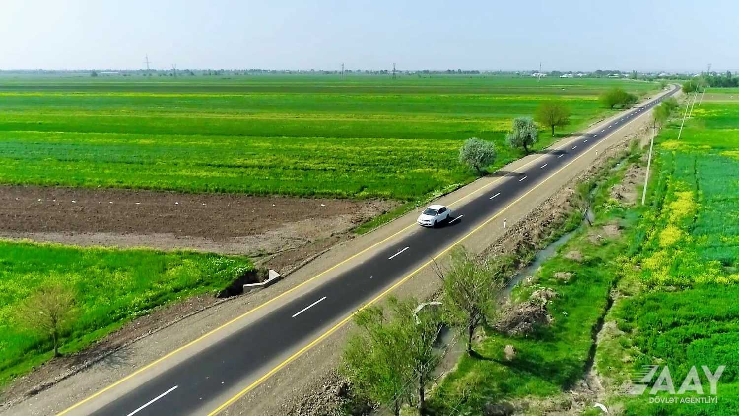 Azerbaijan commissions road connecting settlements in Goranboy (PHOTO/VIDEO)