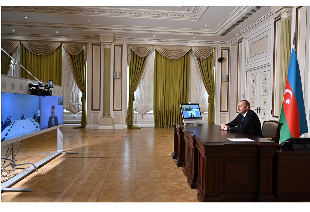President Ilham Aliyev receives in video format Director-General of UN Food and Agriculture Organization (PHOTO/VIDEO)