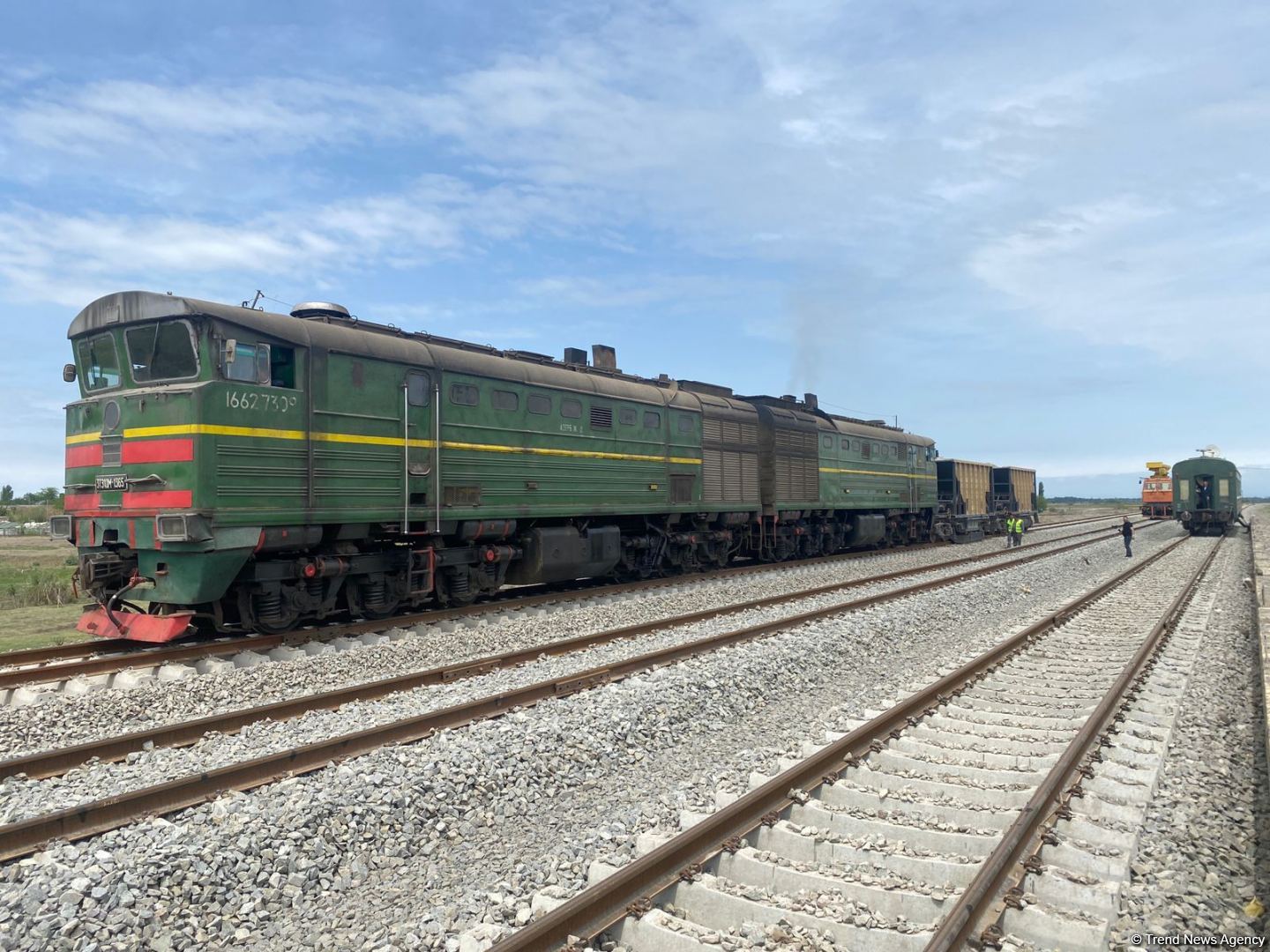 Azerbaijan Railways shares data on level of activity on construction of Barda-Aghdam railway (PHOTO)