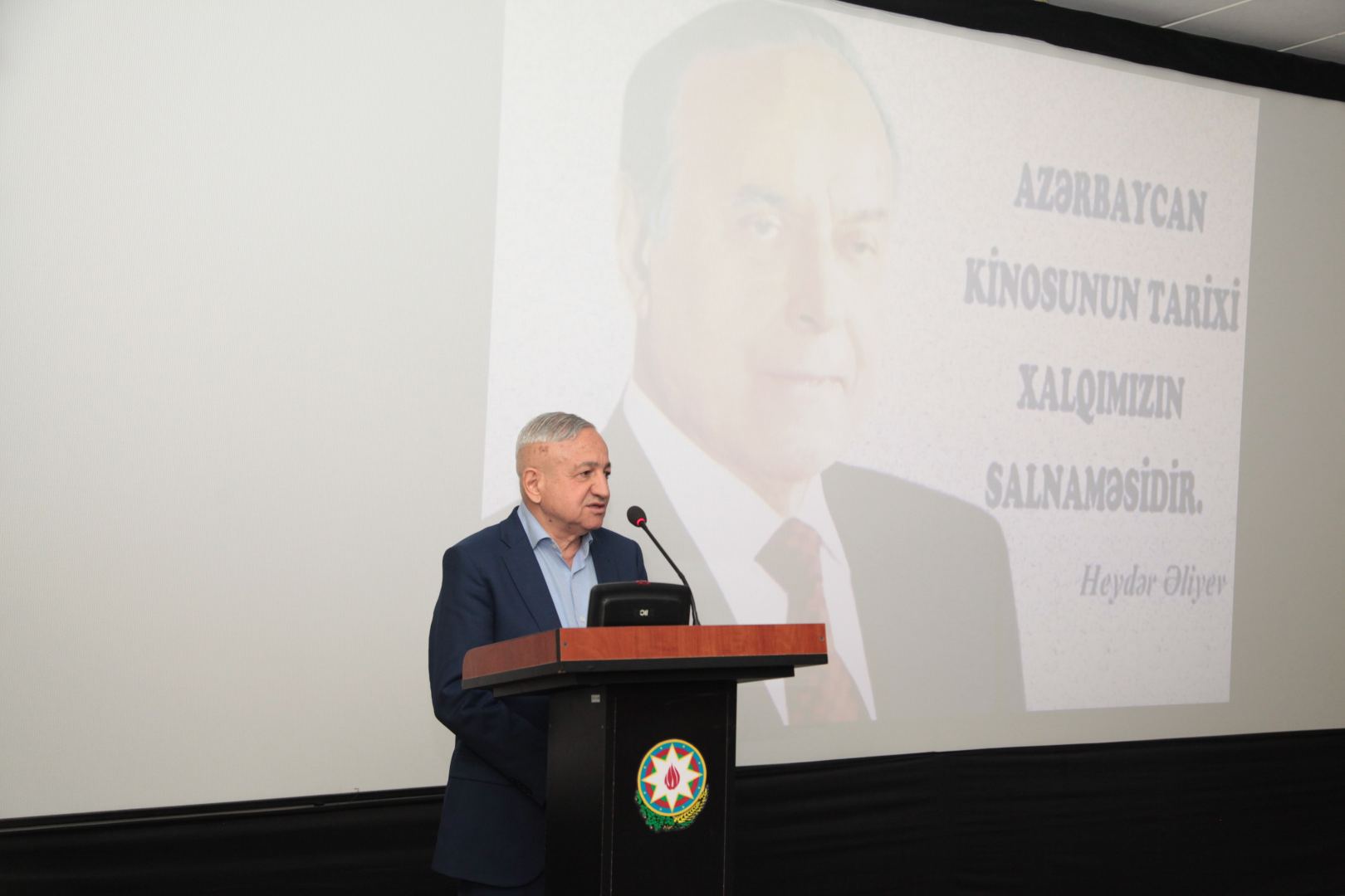 В Госфильмофонде состоялась конференция "Гейдар Алиев и азербайджанский кинематограф" (ФОТО)