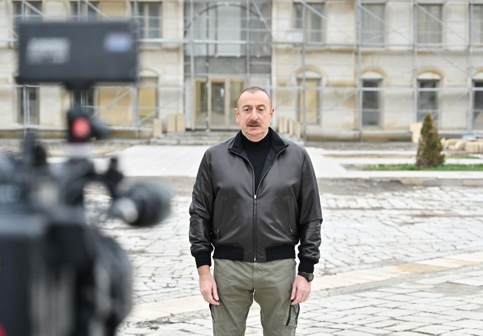 President Ilham Aliyev makes address from Shusha city (PHOTO/VIDEO)