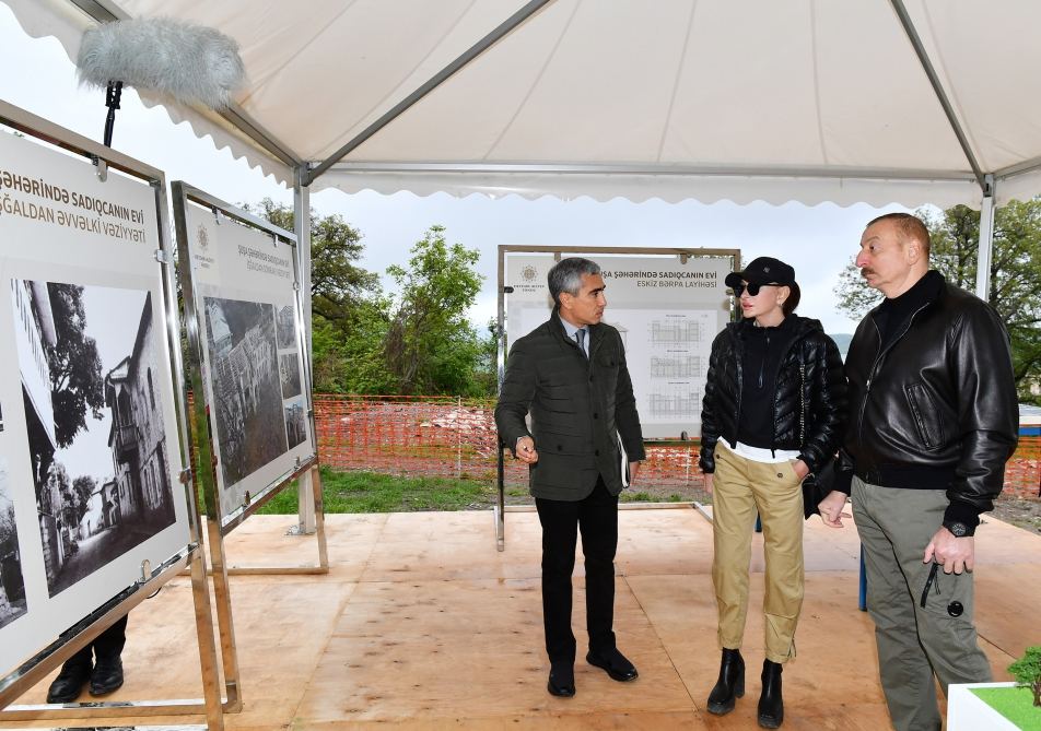 President Ilham Aliyev, First Lady Mehriban Aliyeva visit Shusha (PHOTO/VIDEO)