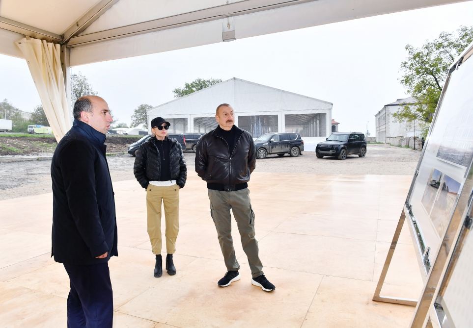 President Ilham Aliyev and First Lady Mehriban Aliyeva view repair and restoration work carried out at Shusha Realniy School (PHOTO/VIDEO)
