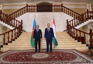 Azerbaijani FM meets with Tajikistan’s FM (PHOTO)